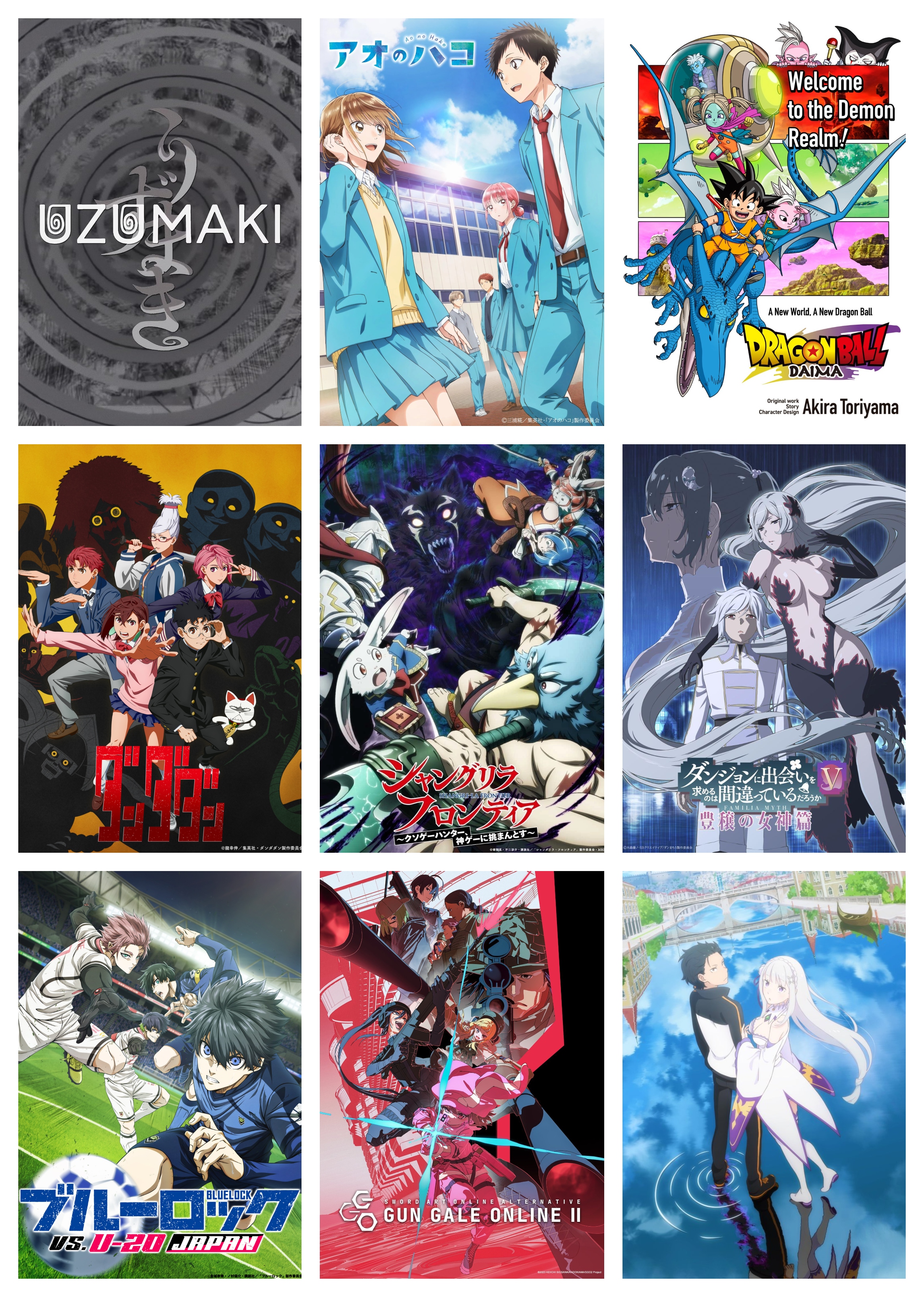TOP ANIME OTOÑO 2024